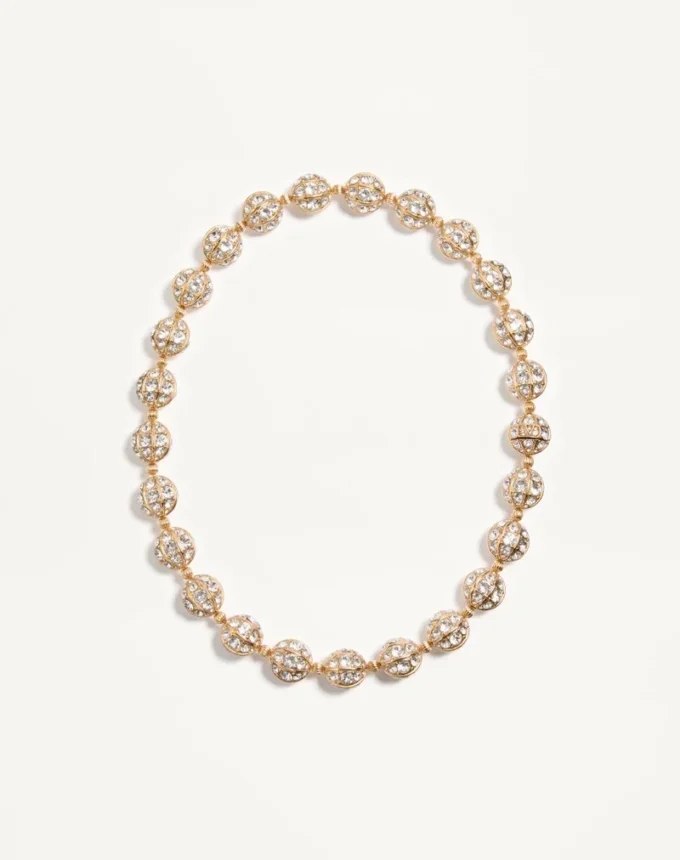 Collar Poetiques Des Gouttes de metal y cristal Swarovski® Collar Poetiques Des Gouttes de metal y cristal Swarovski®