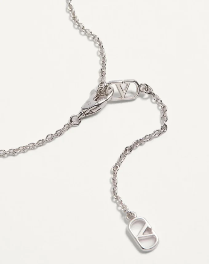 Collar Vlogo Signature de metal con perlas y cristales Swarovski® Collar Vlogo Signature de metal con perlas y cristales Swarovski®