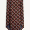 Corbata de algodón jacquard Valentie con estampado Chamber y detalle VLogo Signature Corbata de algodón jacquard Valentie con estampado Chamber y detalle VLogo Signature
