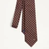 Corbata de algodón jacquard Valentie con estampado Chamber y detalle VLogo Signature Corbata de algodón jacquard Valentie con estampado Chamber y detalle VLogo Signature
