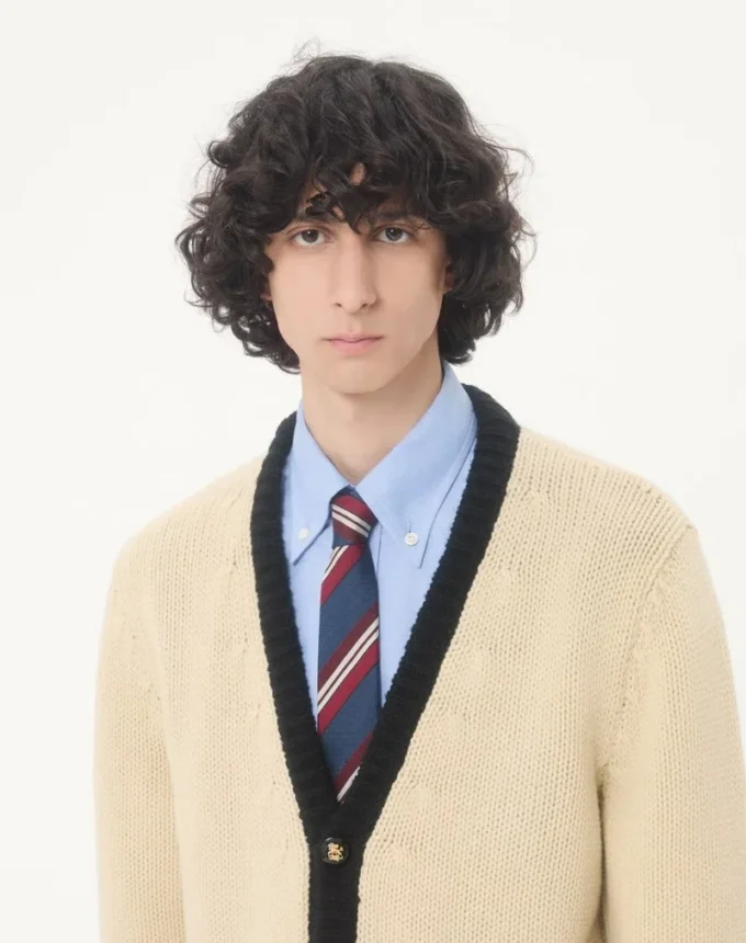 Corbata de seda a rayas Valentie Corbata de seda a rayas Valentie
