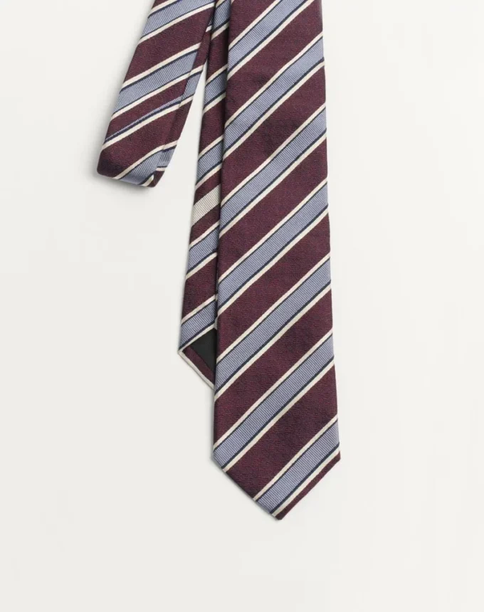 Corbata de seda a rayas Valentie Corbata de seda a rayas Valentie