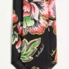 Corbata de seda con estampado floral Papier