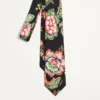Corbata de seda con estampado floral Papier