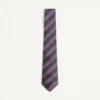 Corbata de seda jacquard regimental Valentie Corbata de seda jacquard regimental Valentie