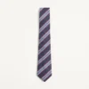 Corbata de seda jacquard regimental Valentie Corbata de seda jacquard regimental Valentie