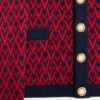 Cárdigan de lana con estampado Toute La V