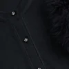 Cárdigan de punto de lana con plumas