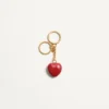 Dije para bolso Coeur Royal con llavero en metal y esmalte Dije para bolso Coeur Royal con llavero en metal y esmalte