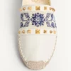 Espadrilles de napa con bordado de uvas 20 mm