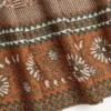 Falda de punto con estampado jacquard lurex Falda de punto con estampado jacquard lurex