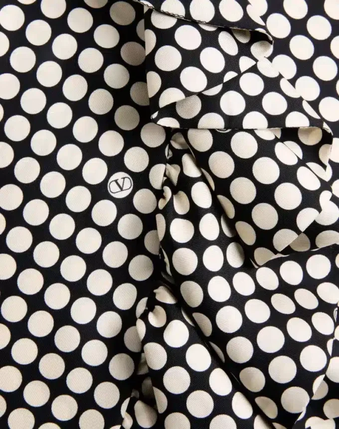 Falda de sarga con estampado Plus De Pois Falda de sarga con estampado Plus De Pois