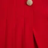 Falda midi de georgette Falda midi de georgette