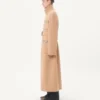 Gabardina cruzada de Valentino en fieltro de lana con inserciones de Ayers Gabardina cruzada de Valentino en fieltro de lana con inserciones de Ayers