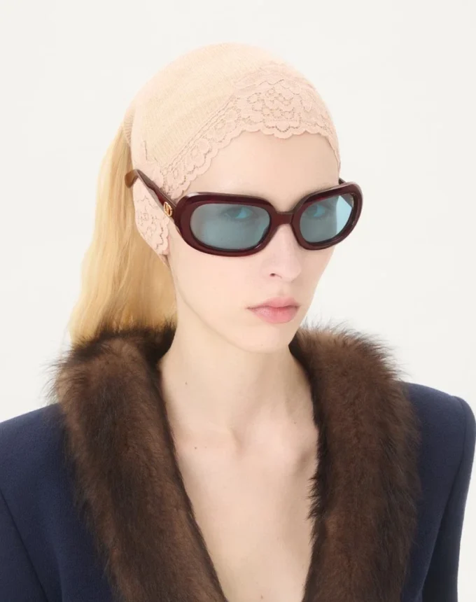 Gafas ovaladas envolventes de acetato Gafas ovaladas envolventes de acetato