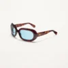 Gafas ovaladas envolventes de acetato Gafas ovaladas envolventes de acetato