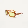 Gafas ovaladas envolventes de acetato Gafas ovaladas envolventes de acetato