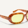 Gafas ovaladas envolventes de acetato Gafas ovaladas envolventes de acetato