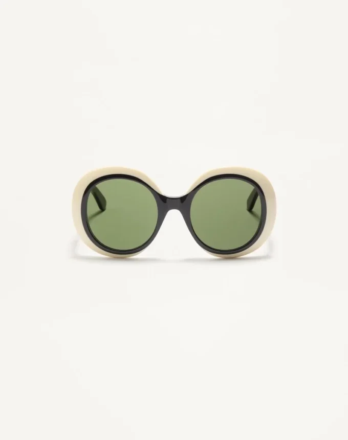 Gafas redondas de acetato con un estilo dramático de los años 60 Gafas redondas de acetato con un estilo dramático de los años 60