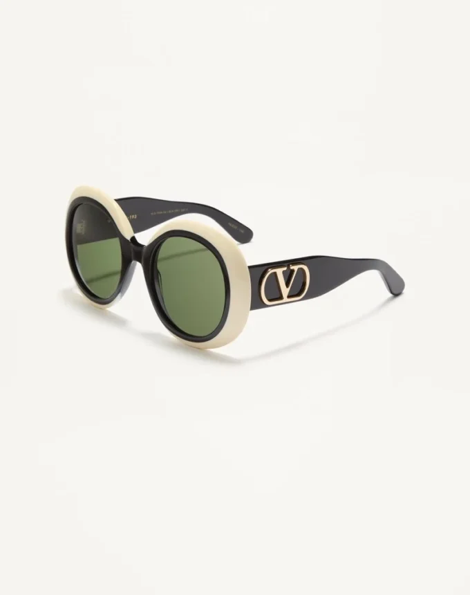 Gafas redondas de acetato con un estilo dramático de los años 60 Gafas redondas de acetato con un estilo dramático de los años 60