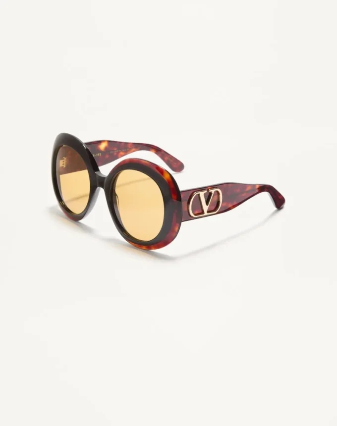 Gafas redondas de acetato con un estilo dramático de los años 60 Gafas redondas de acetato con un estilo dramático de los años 60