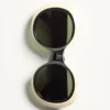 Gafas redondas de acetato con un estilo dramático de los años 60 Gafas redondas de acetato con un estilo dramático de los años 60