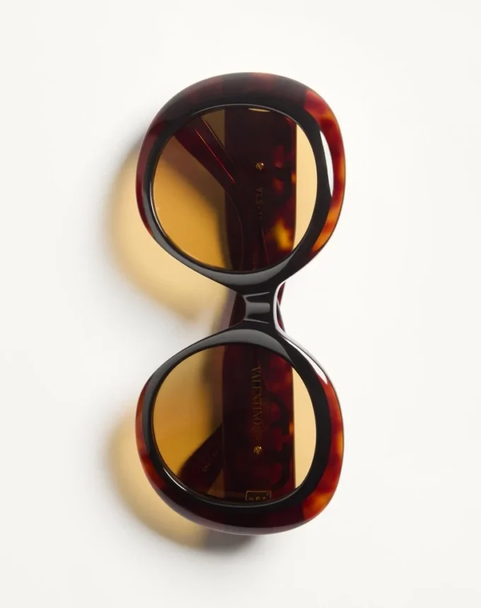 Gafas redondas de acetato con un estilo dramático de los años 60 Gafas redondas de acetato con un estilo dramático de los años 60