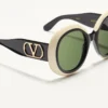 Gafas redondas de acetato con un estilo dramático de los años 60 Gafas redondas de acetato con un estilo dramático de los años 60