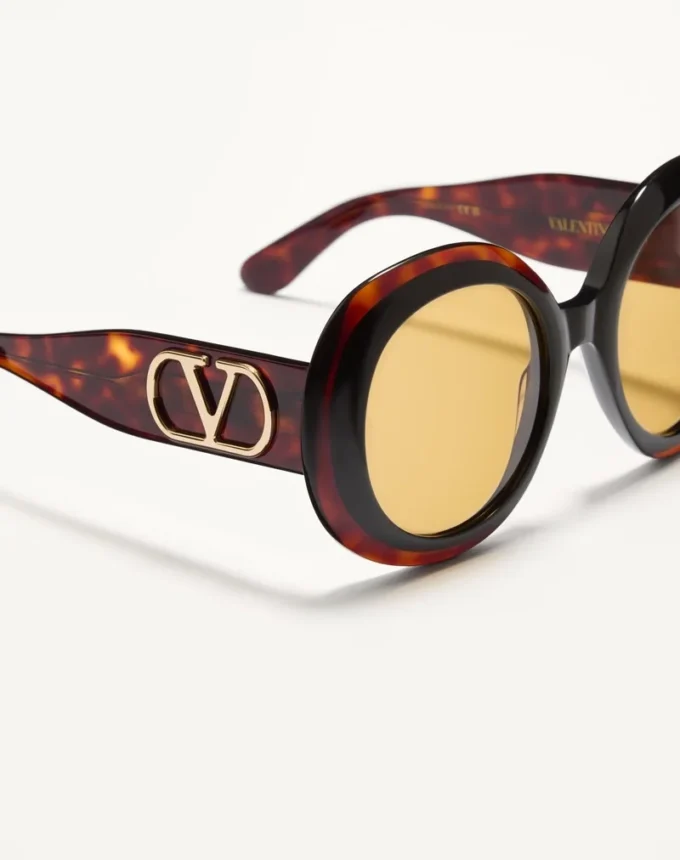 Gafas redondas de acetato con un estilo dramático de los años 60 Gafas redondas de acetato con un estilo dramático de los años 60