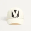 Gorra de béisbol de algodón con bordado de Chez Valentino