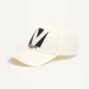 Gorra de béisbol de algodón con bordado de Chez Valentino