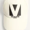 Gorra de béisbol de algodón con bordado de Chez Valentino
