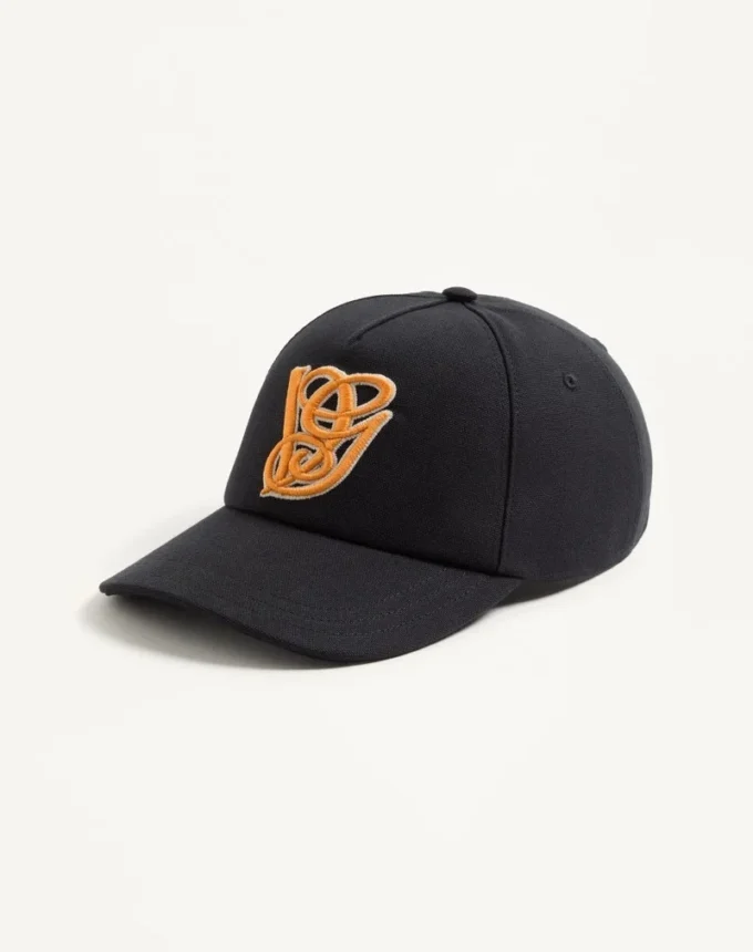 Gorra de béisbol de algodón Valentino Garavani con bordado