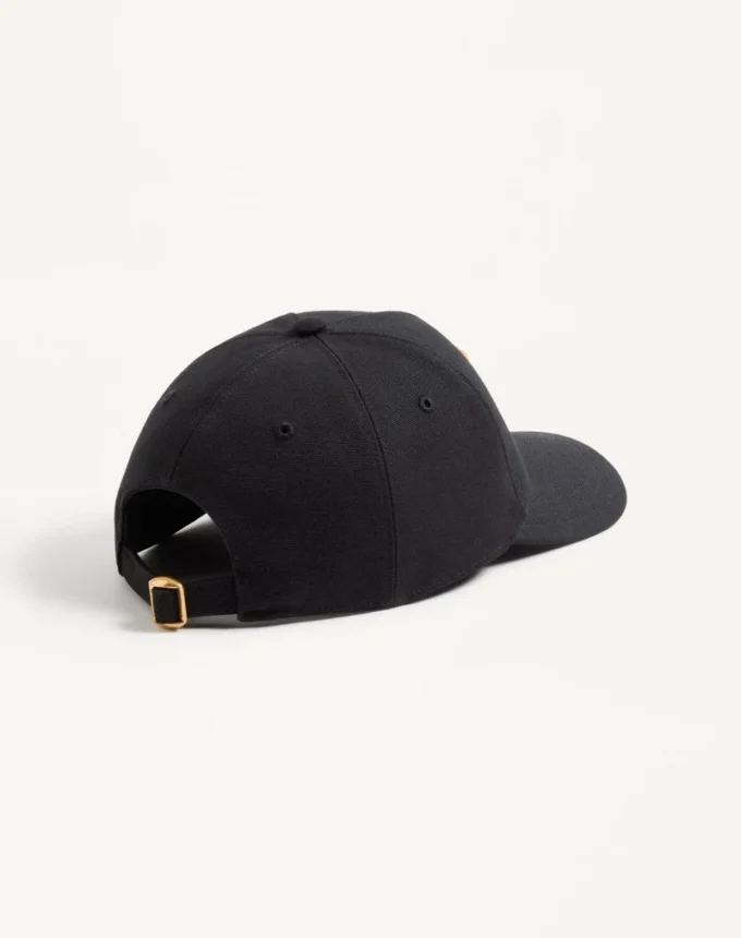 Gorra de béisbol de algodón Valentino Garavani con bordado
