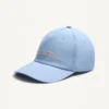 Gorra de béisbol de denim con bordado de Chez Valentino