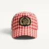 Gorra de béisbol Valentino Garavani de algodón y lana con parche Gorra de béisbol Valentino Garavani de algodón y lana con parche