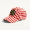 Gorra de béisbol Valentino Garavani de algodón y lana con parche Gorra de béisbol Valentino Garavani de algodón y lana con parche