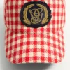 Gorra de béisbol Valentino Garavani de algodón y lana con parche Gorra de béisbol Valentino Garavani de algodón y lana con parche