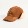 Gorra de béisbol Valentino Garavani Vlogo Signature en ante y piel de oveja