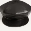Gorra de piel con el logotipo Vlogo de Valentino Garavani