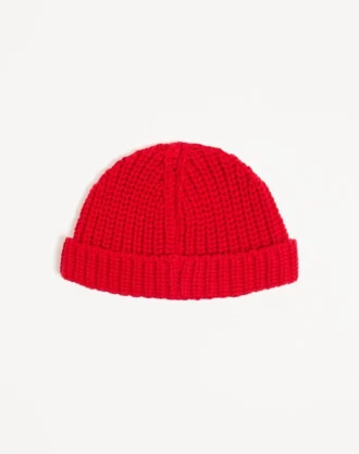 GORRO DE ALGODÓN DE PUNTO CON LOGOTIPO VLOGO