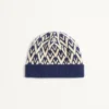 Gorro de lana de punto con firma Toute La V