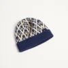 Gorro de lana de punto con firma Toute La V