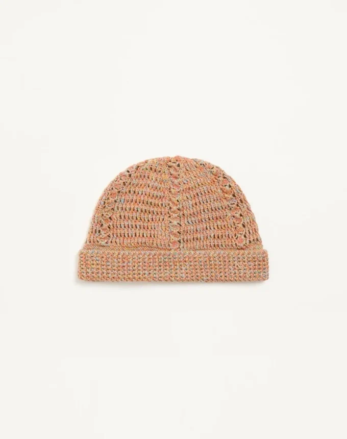 Gorro de punto con el logotipo Vlogo en lino y algodón