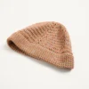 Gorro de punto con el logotipo Vlogo en lino y algodón
