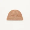 Gorro de punto con el logotipo Vlogo en lino y algodón