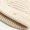 Gorro de punto de algodón con el logotipo Vlogo