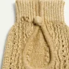 Guantes de punto sin dedos en lurex
