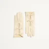 Guantes VLogo Signature de piel napa con lazos