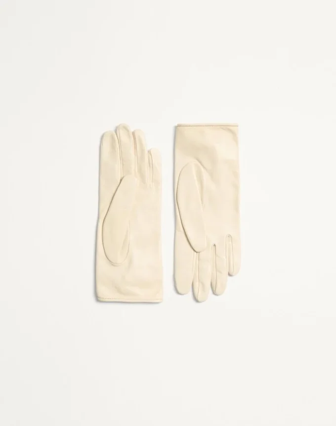 Guantes VLogo Signature de piel napa con lazos
